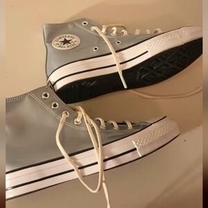 Converse Gray High-Top Sneakers